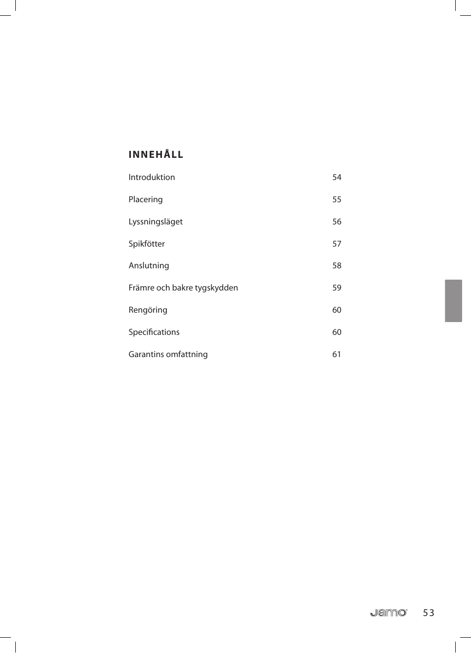 JAMO R 907 User Manual | Page 53 / 122