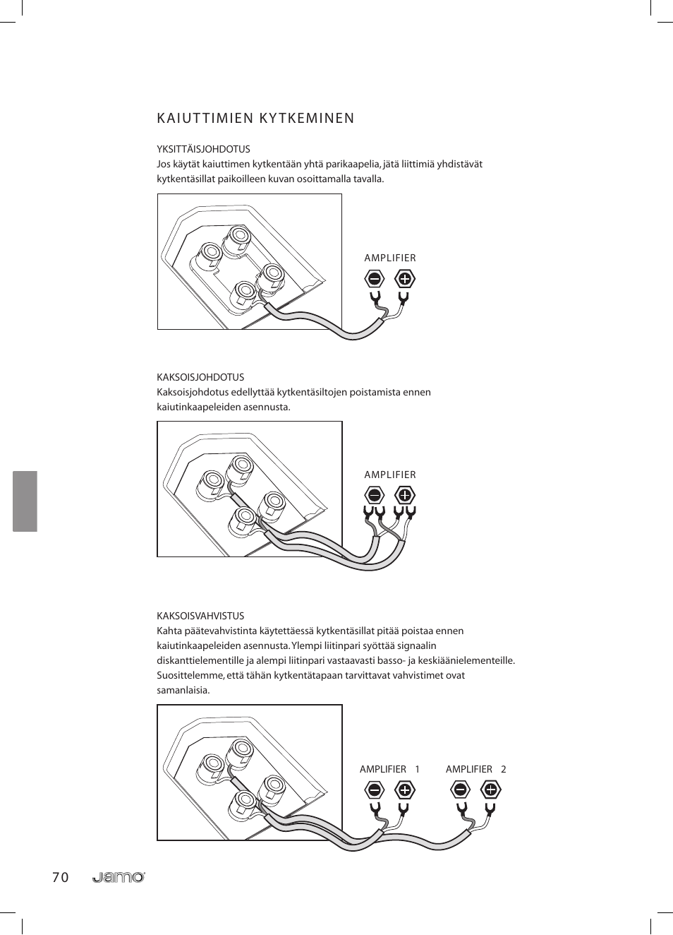 JAMO R 907 User Manual | Page 70 / 122