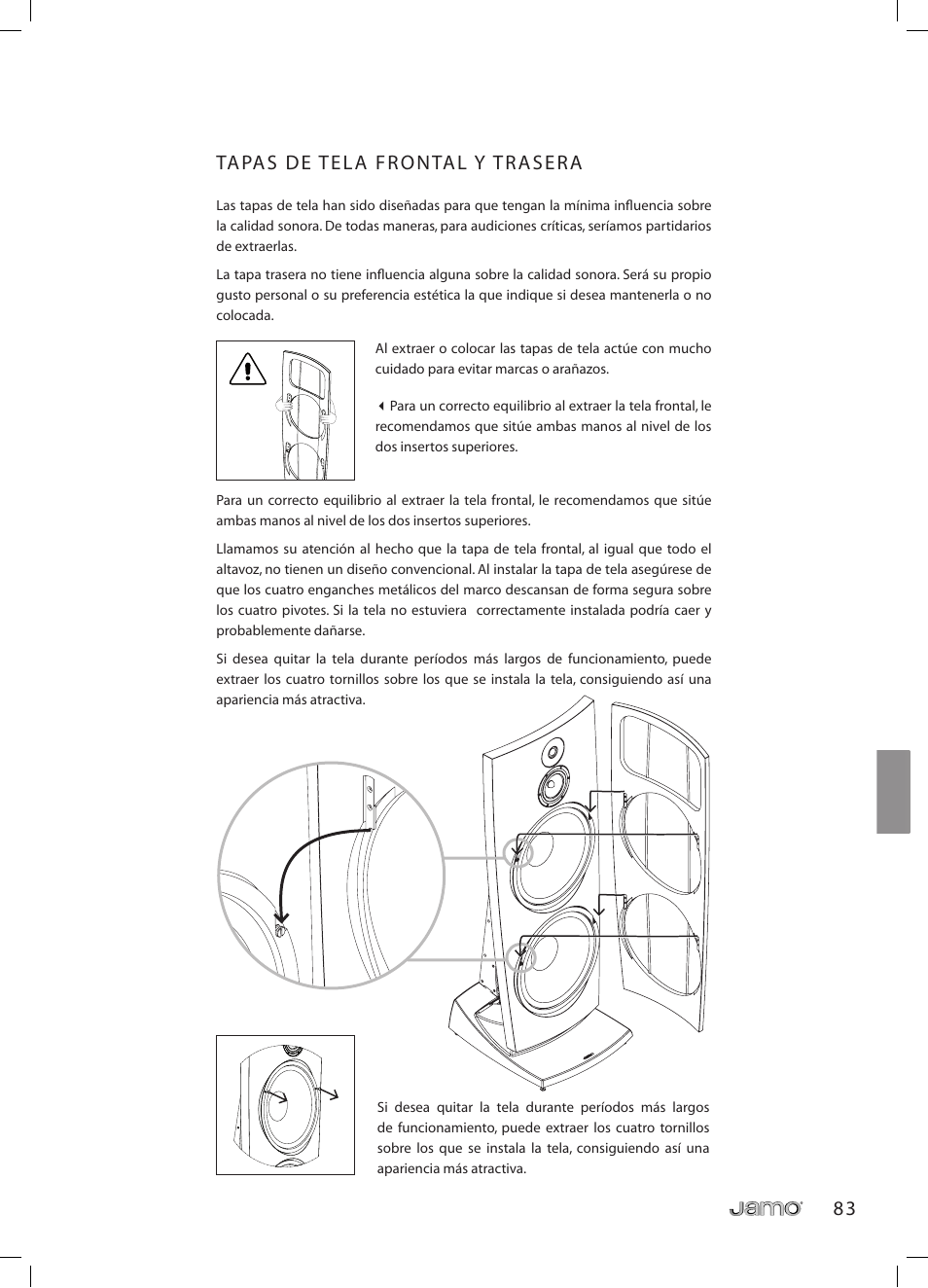 JAMO R 907 User Manual | Page 83 / 122