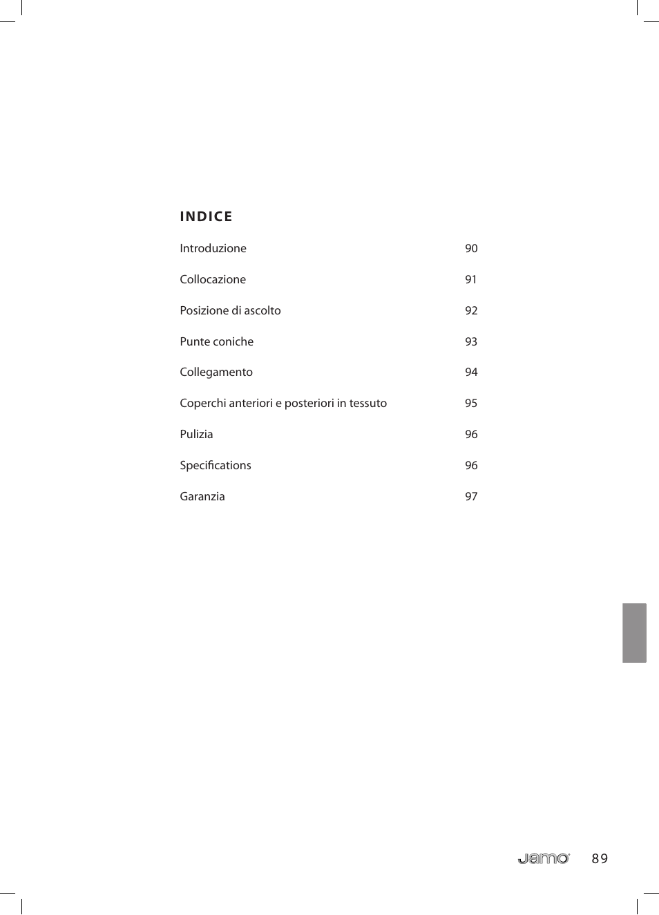 JAMO R 907 User Manual | Page 89 / 122