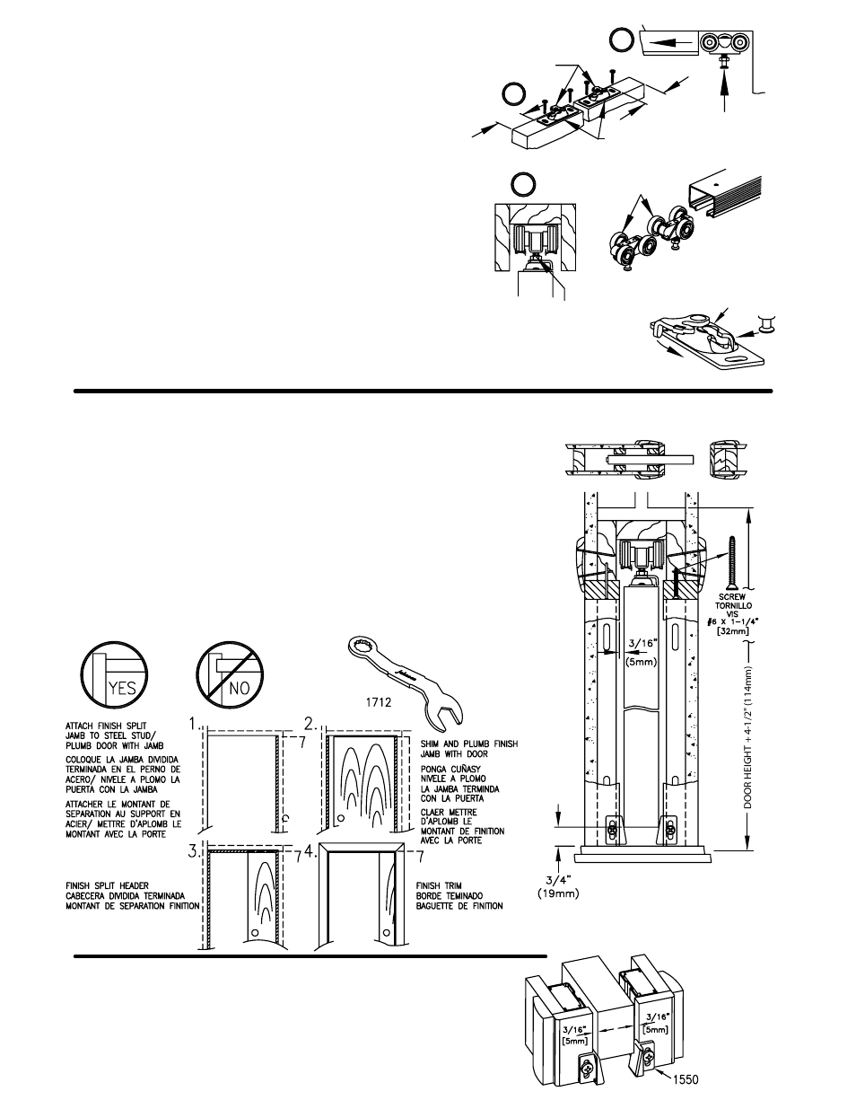 Johnson Hardware 152868PF User Manual | Page 3 / 4