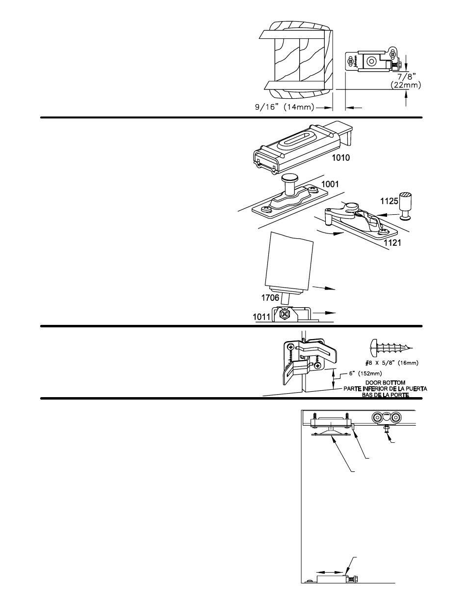Johnson Hardware 100FD Series User Manual | Page 3 / 4