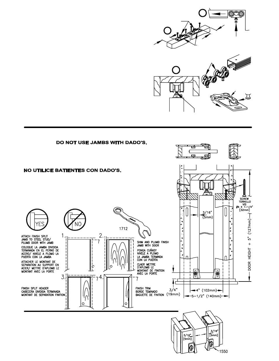 Johnson Hardware 1560 Series User Manual | Page 3 / 4