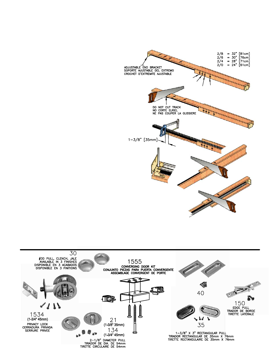 Accessories | Johnson Hardware 1560 Series User Manual | Page 4 / 4