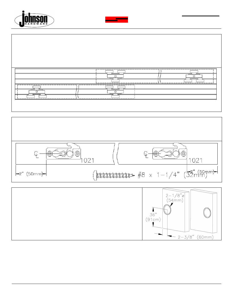 Johnson Hardware 111SD SERIES User Manual | Page 2 / 4