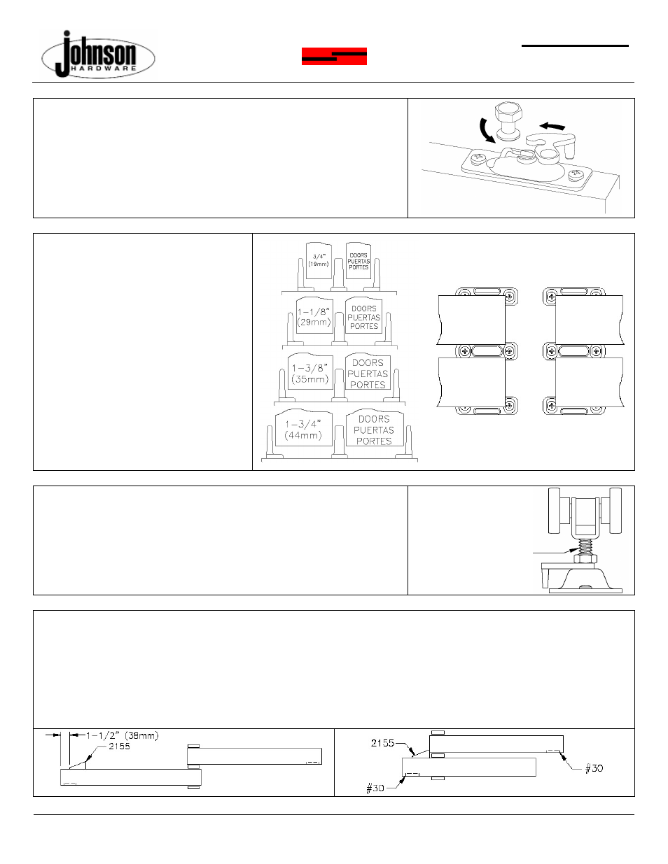 Johnson Hardware 111SD SERIES User Manual | Page 3 / 4