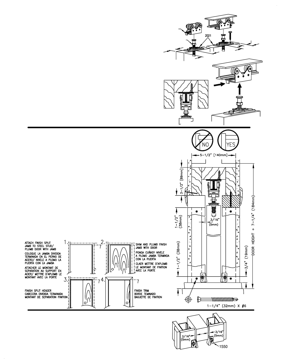 Johnson Hardware 20603068 User Manual | Page 3 / 4