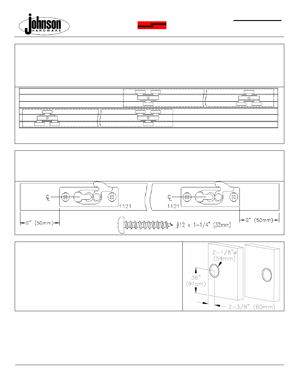 Johnson Hardware 100SD Series User Manual | Page 2 / 4