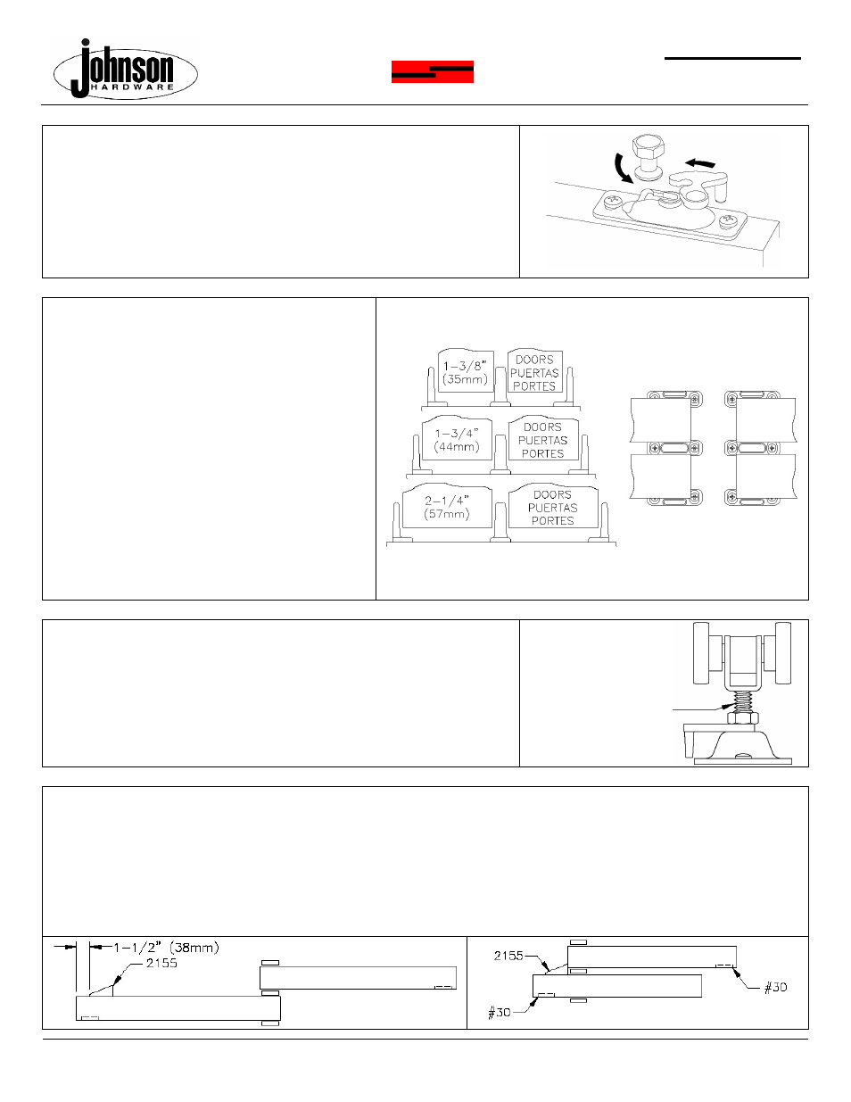 Johnson Hardware 100SD Series User Manual | Page 3 / 4