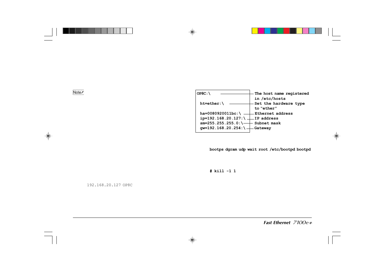 Setting from bootp | Japan Tiger 7100e+ User Manual | Page 158 / 160