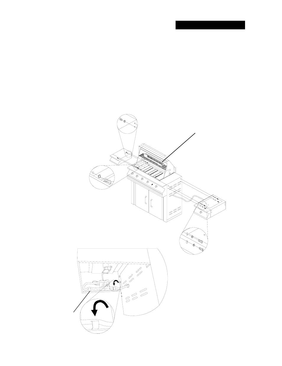 Side burner & side shelf assembly | Jenn-Air 720-0100-NG User Manual | Page 6 / 27