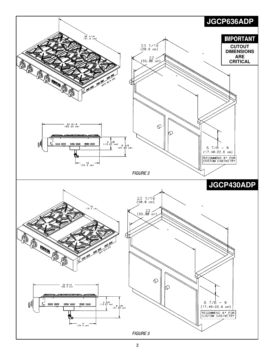 Jenn-Air JGCP430ADP User Manual | Page 2 / 36