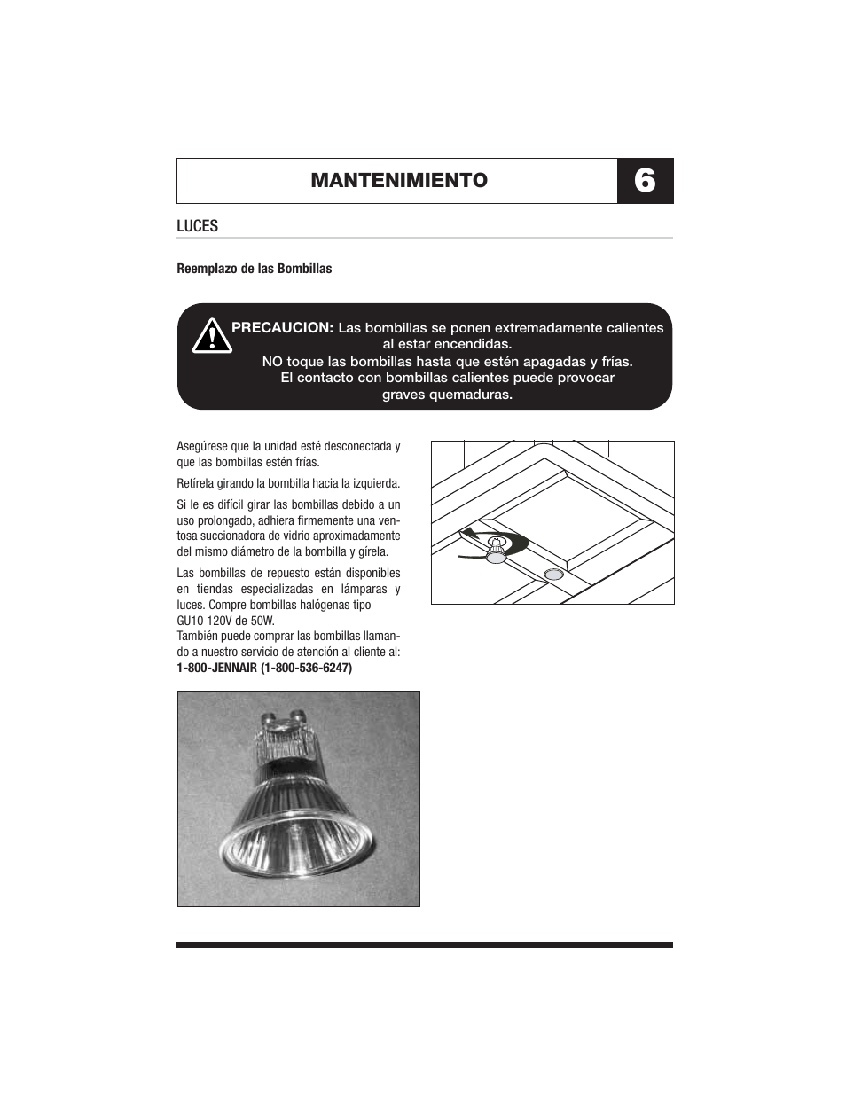 Mantenimiento | Jenn-Air JXT8036ADS User Manual | Page 26 / 27