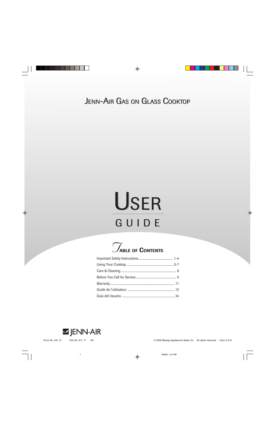 Jenn-Air 8112P341-60 User Manual | 36 pages