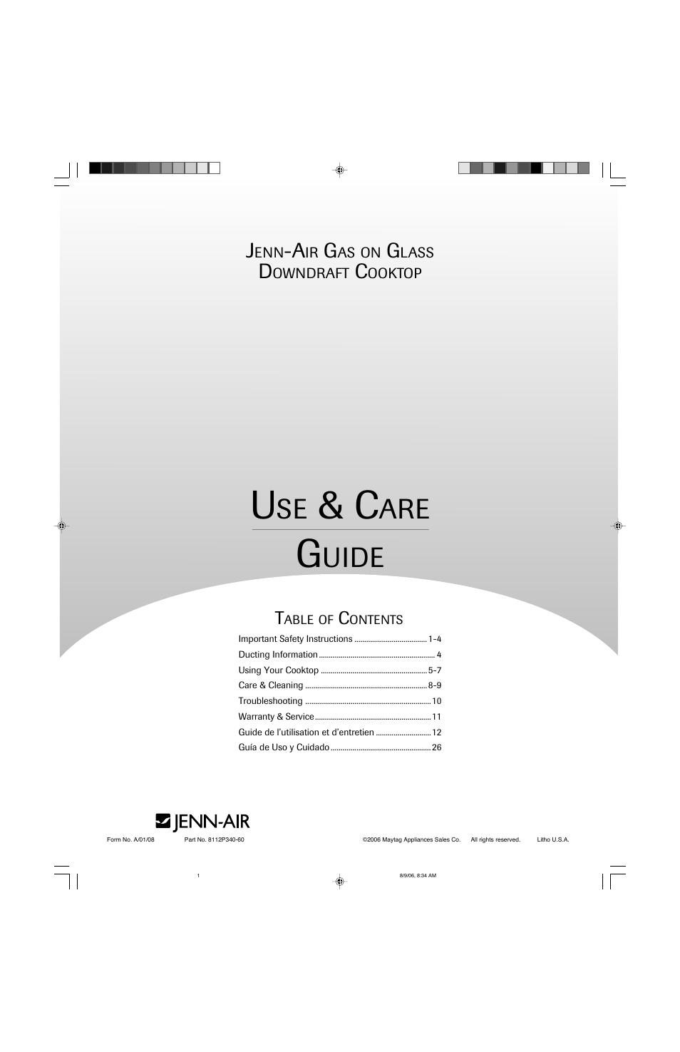 Jenn-Air JGD8430 User Manual | 40 pages