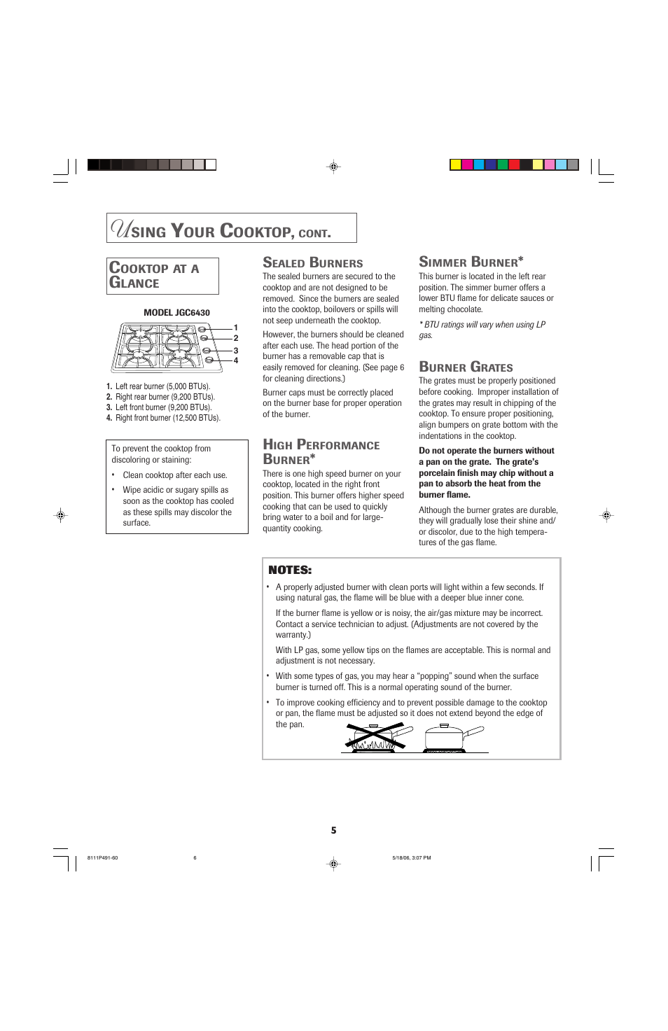 Jenn-Air 8111P533-60 User Manual | Page 6 / 24