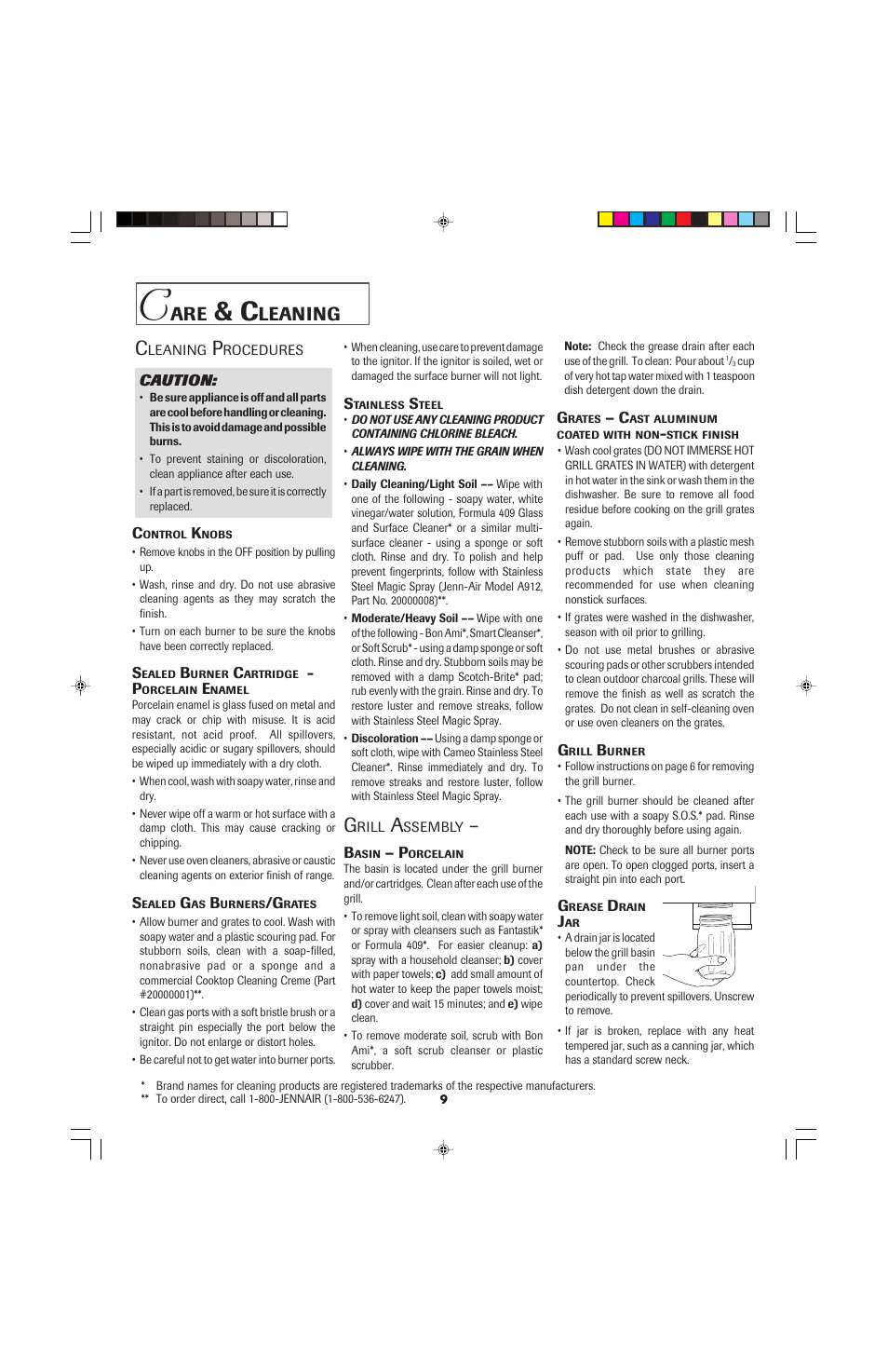 Leaning | Jenn-Air PRO-STYLE 8111P535-60 User Manual | Page 10 / 36