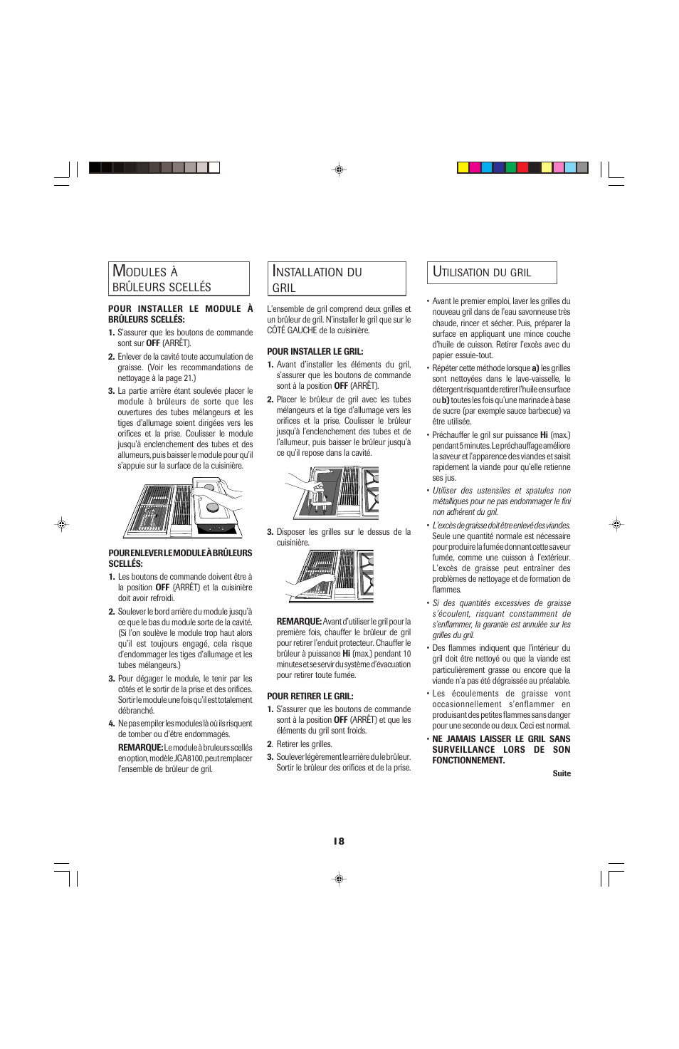 Jenn-Air PRO-STYLE 8111P535-60 User Manual | Page 19 / 36