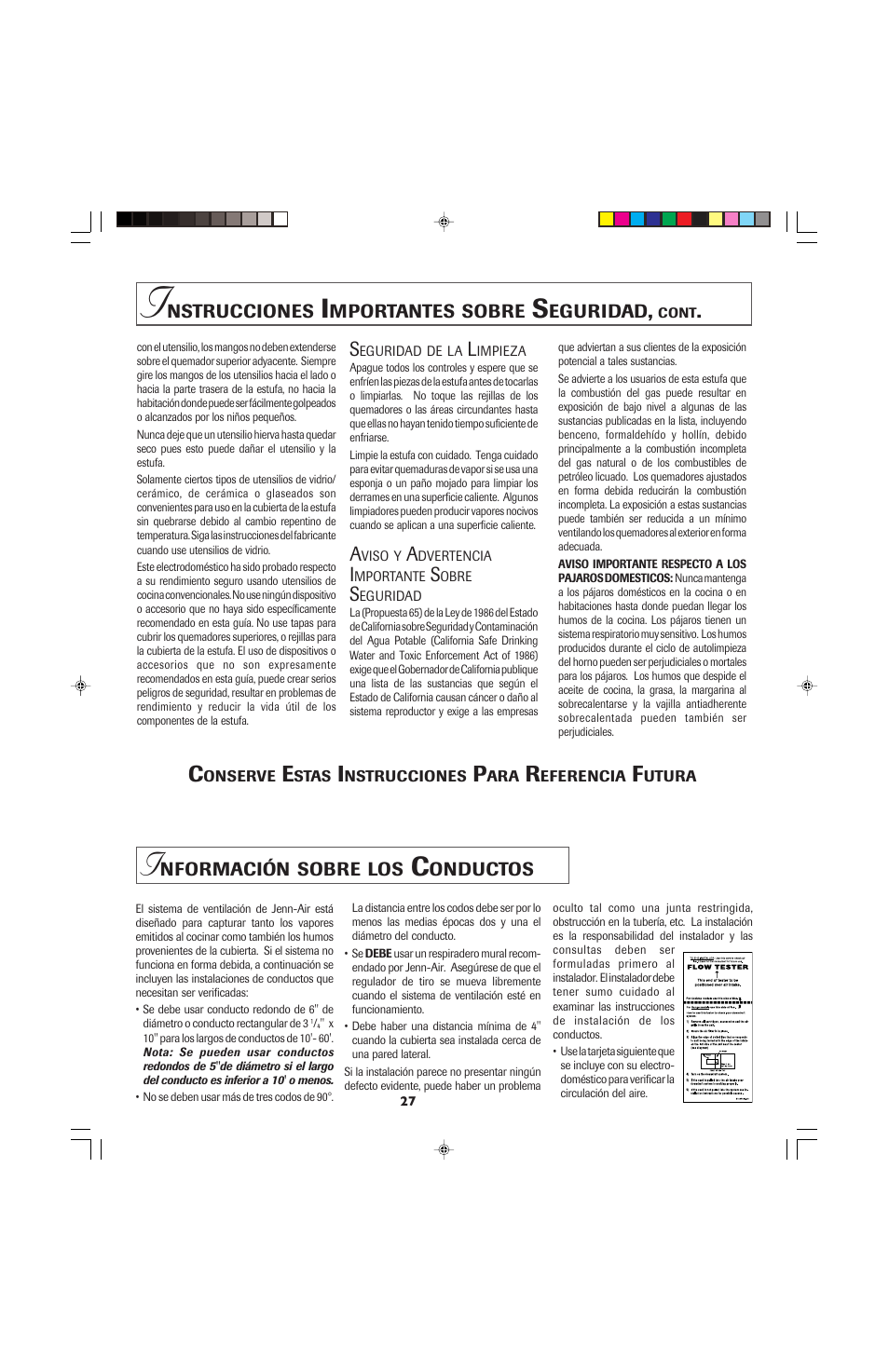 Jenn-Air PRO-STYLE 8111P535-60 User Manual | Page 28 / 36