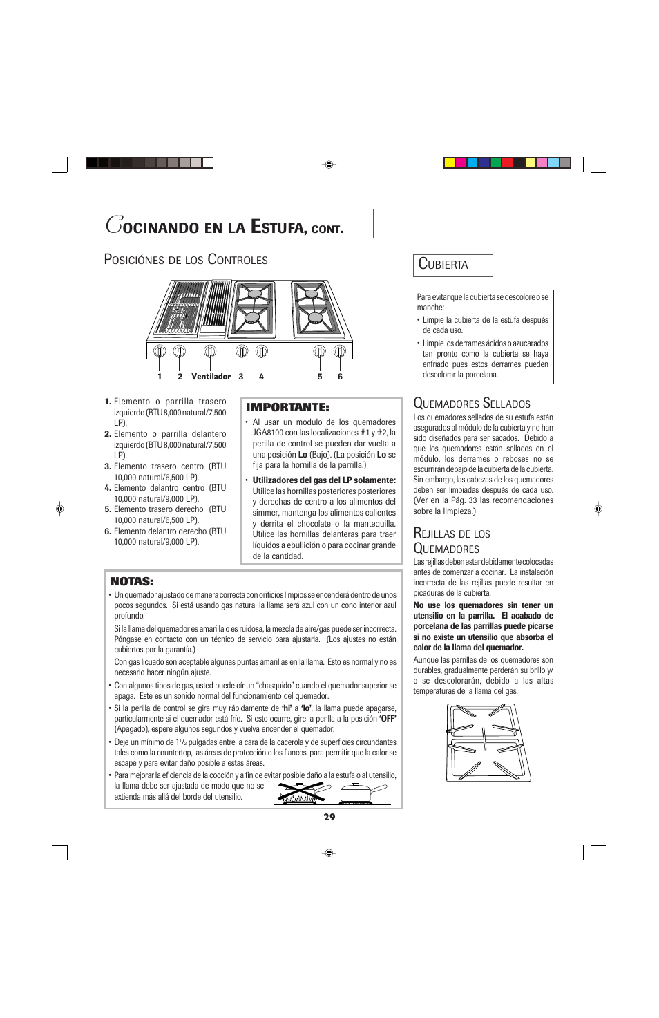 Ocinando, Stufa | Jenn-Air PRO-STYLE 8111P535-60 User Manual | Page 30 / 36