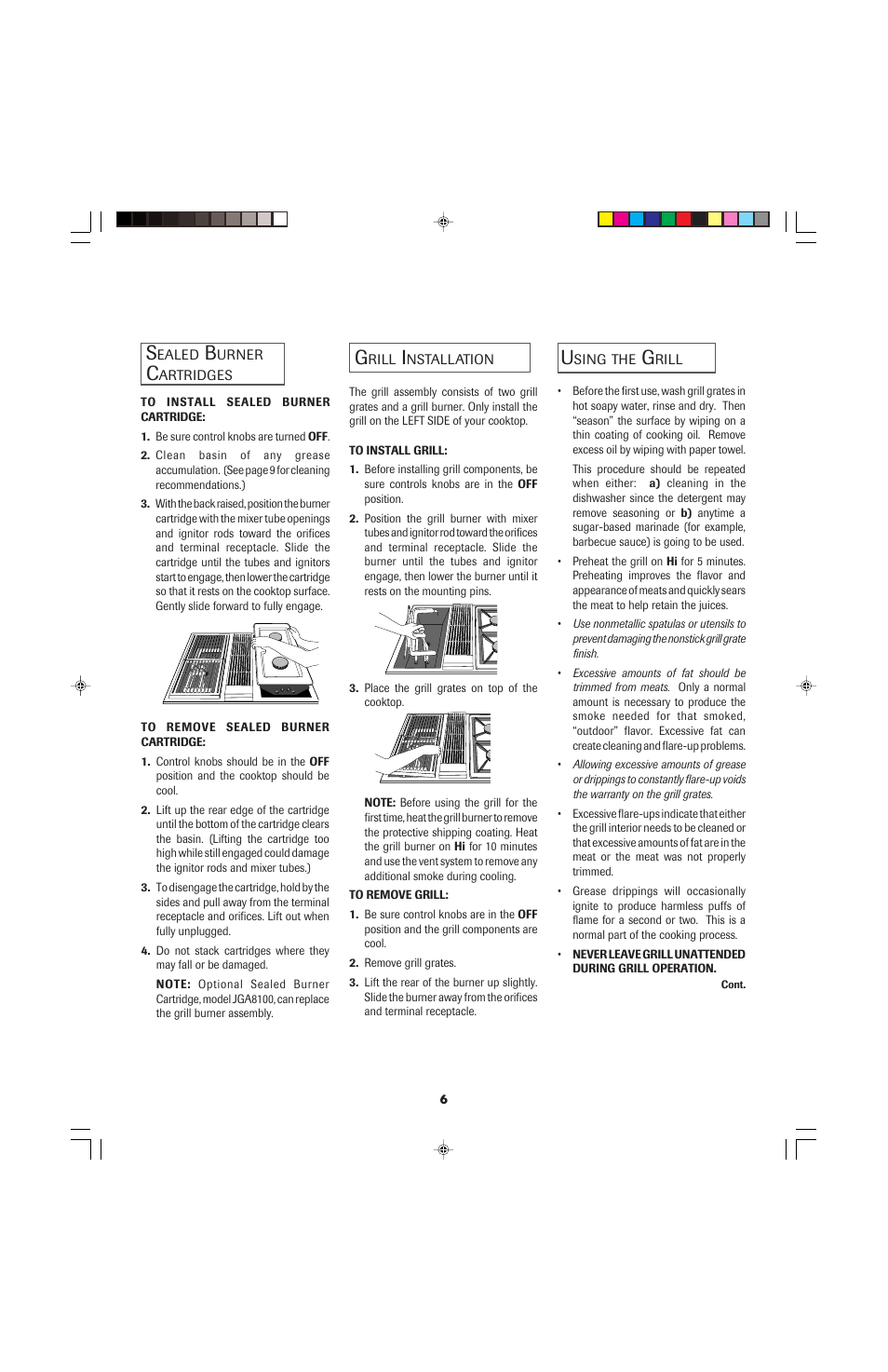 Jenn-Air PRO-STYLE 8111P535-60 User Manual | Page 7 / 36