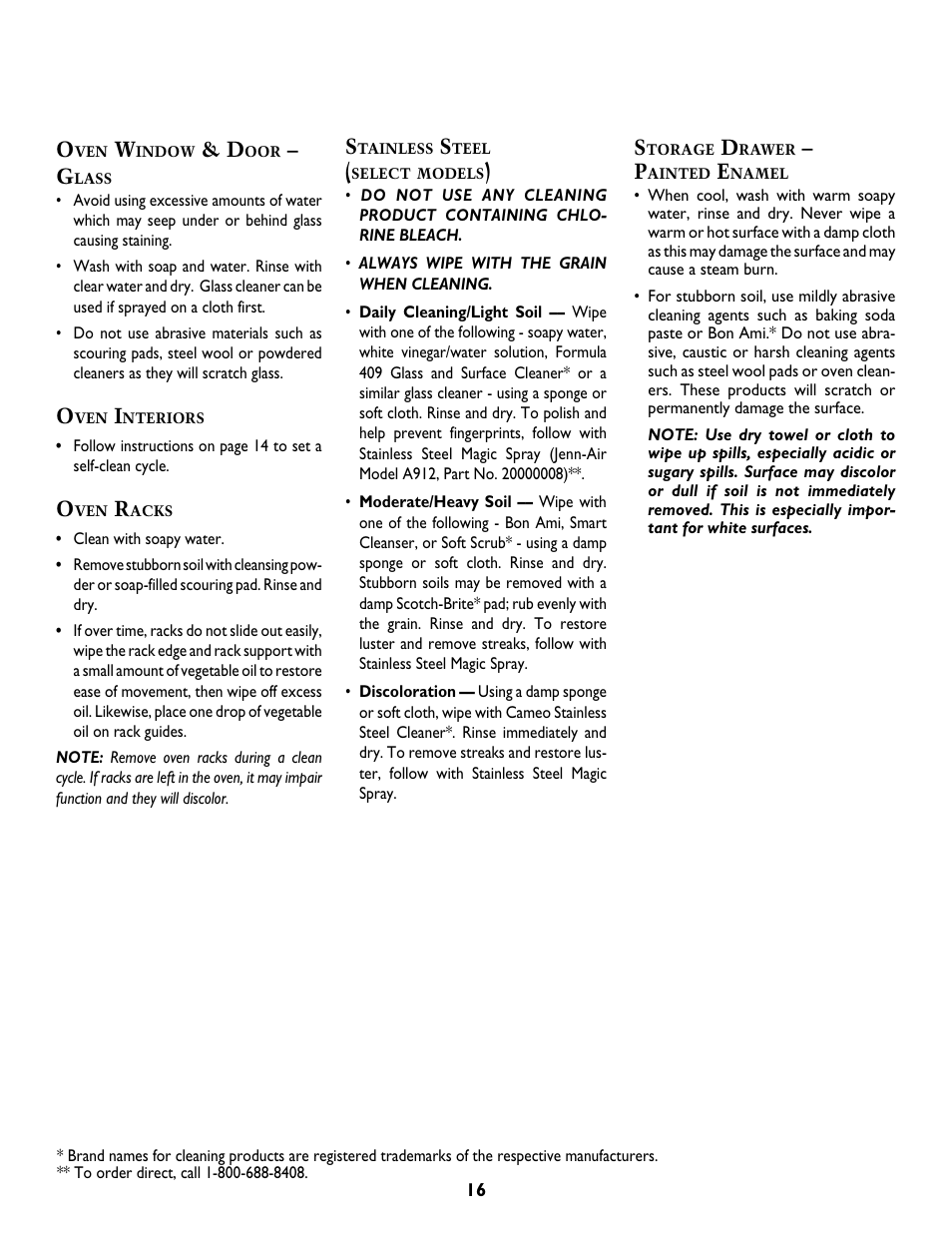 Jenn-Air DUAL-FUEL SLIDE-IN RANGE User Manual | Page 17 / 64