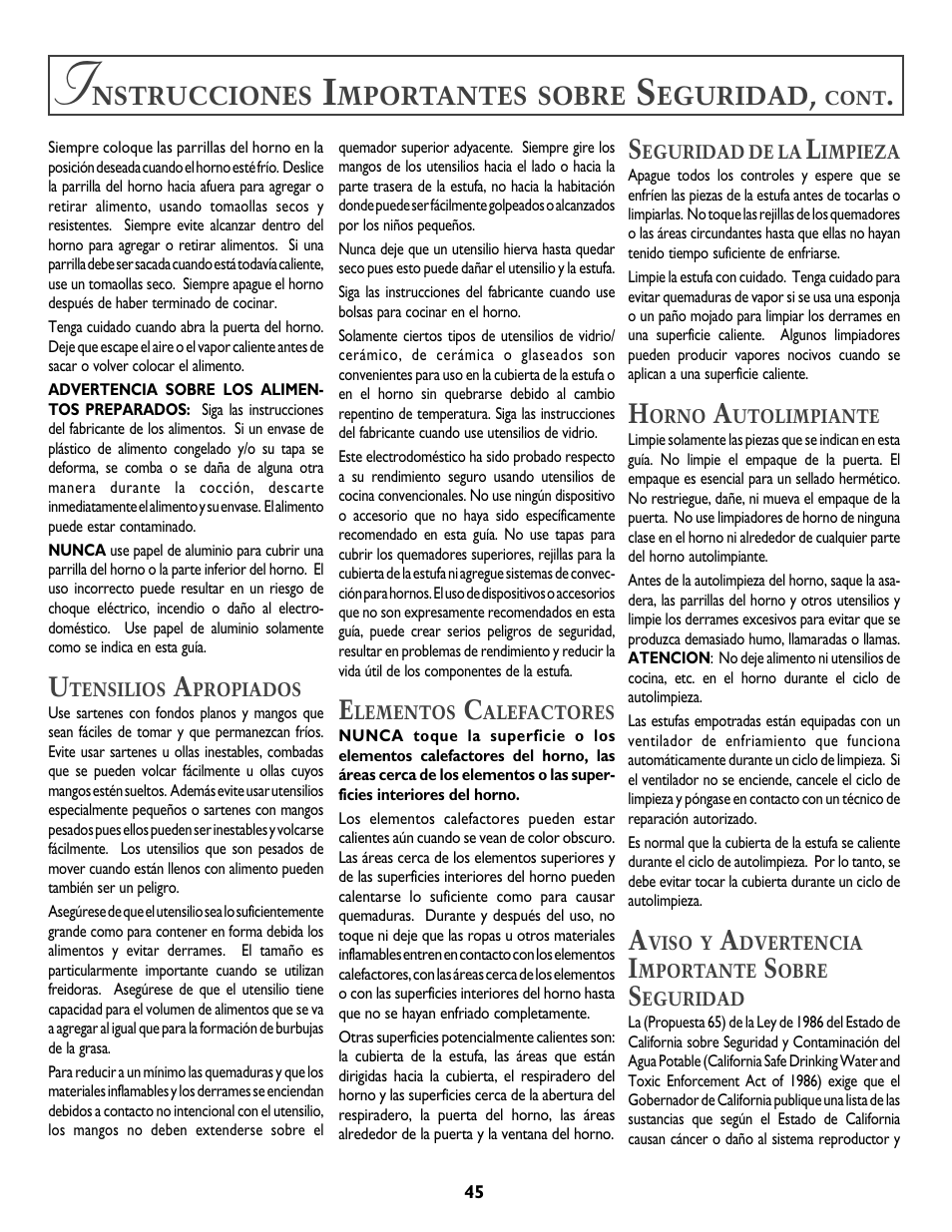 Jenn-Air DUAL-FUEL SLIDE-IN RANGE User Manual | Page 46 / 64