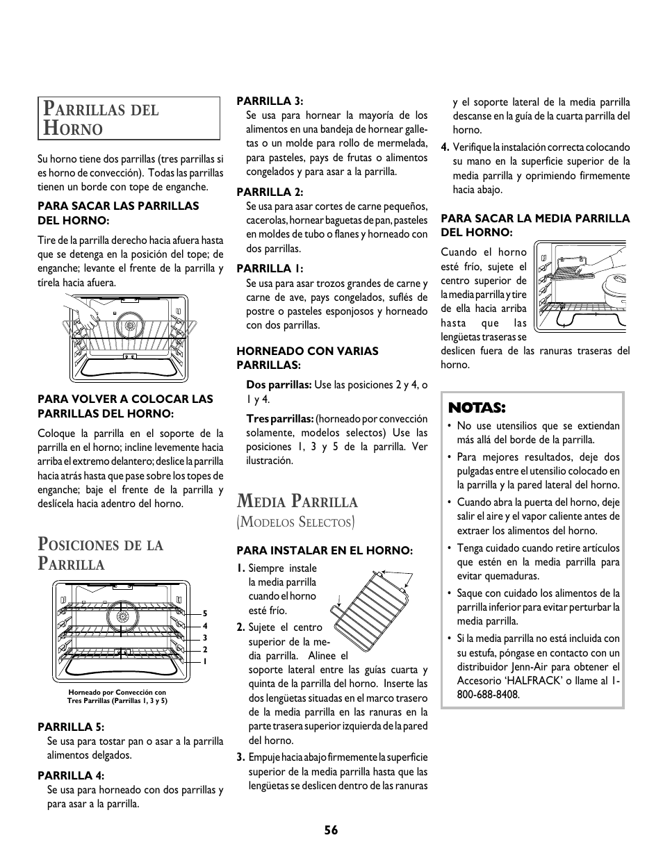 Jenn-Air DUAL-FUEL SLIDE-IN RANGE User Manual | Page 57 / 64