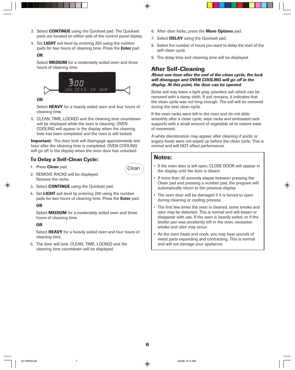 After self-cleaning | Jenn-Air PRO-STYLE 8113P754-60 User Manual | Page 7 / 108