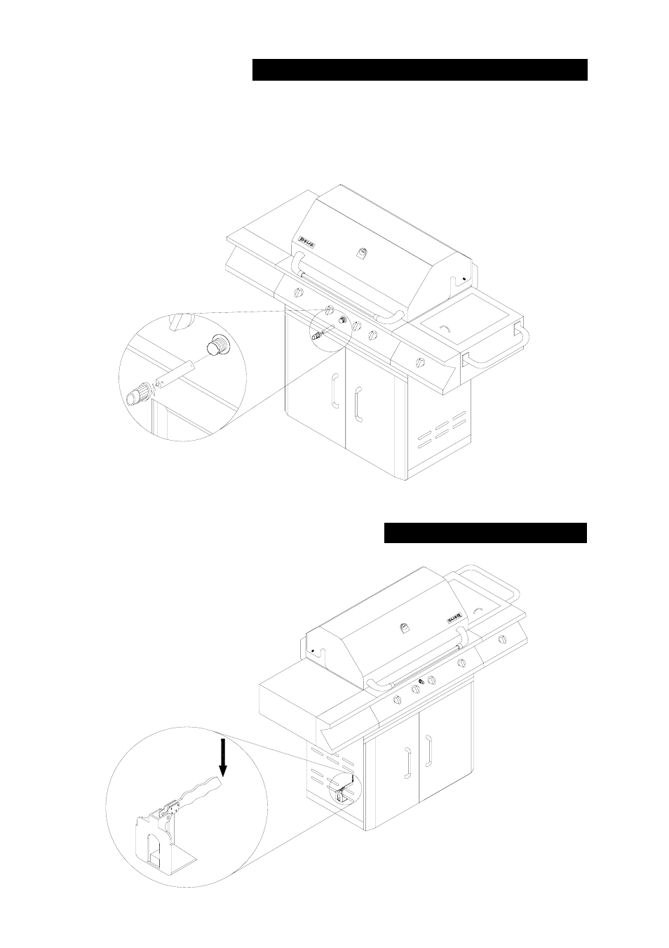 Battery assembly, Spice tray & brake assembly | Jenn-Air 720-0099-NG User Manual | Page 8 / 26