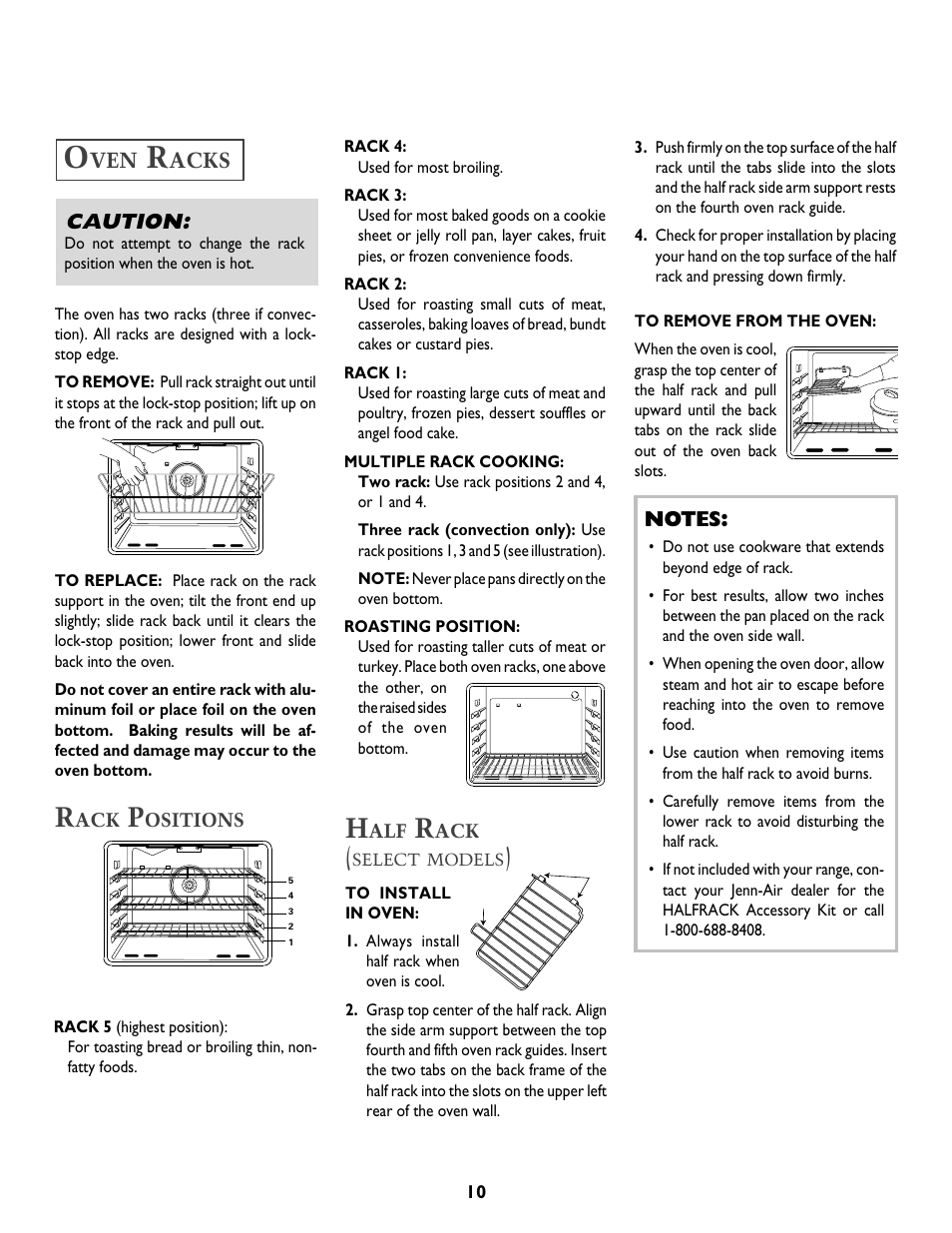 Caution | Jenn-Air T2 User Manual | Page 11 / 72