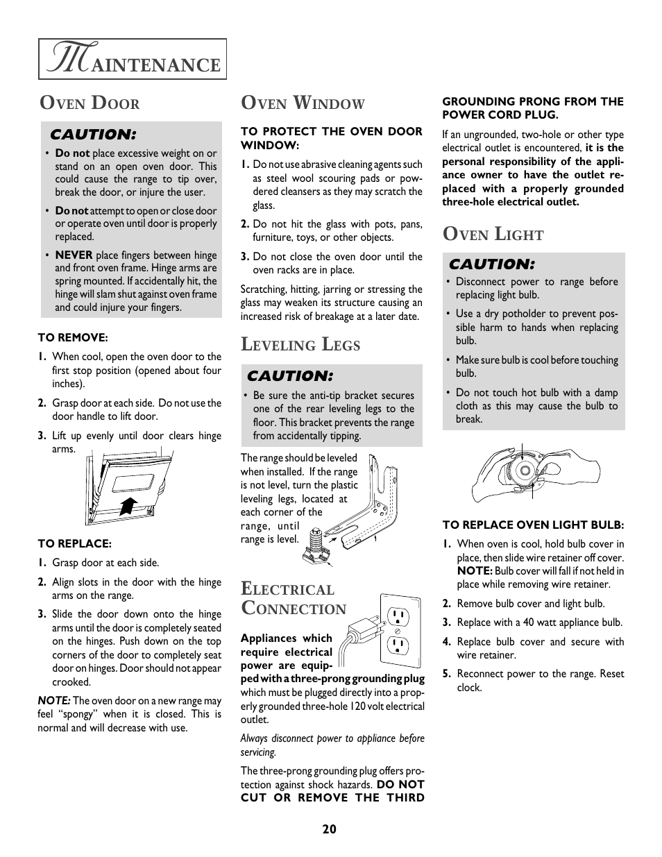 Aintenance | Jenn-Air T2 User Manual | Page 21 / 72