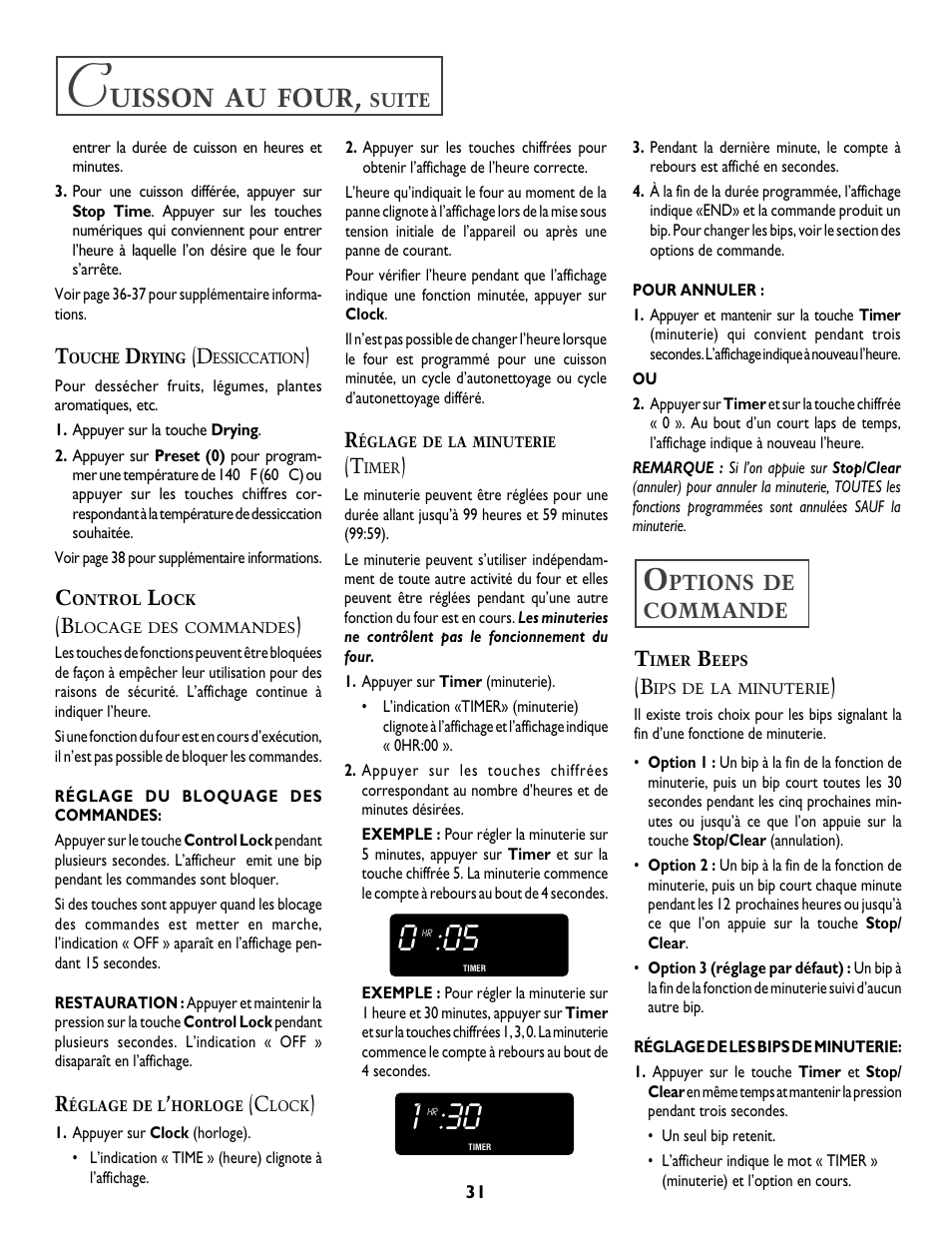 Uisson, Four | Jenn-Air T2 User Manual | Page 32 / 72