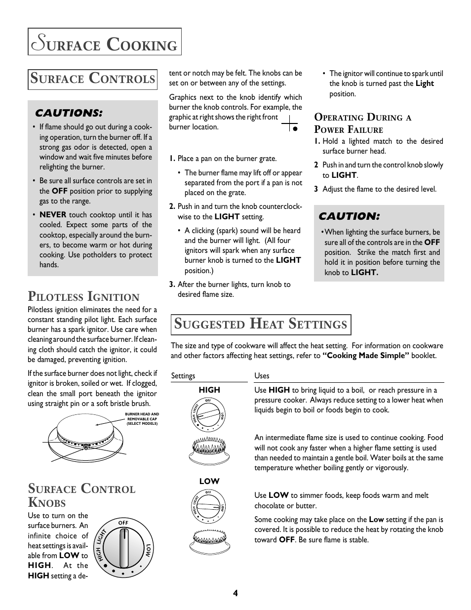 Urface, Ooking | Jenn-Air T2 User Manual | Page 5 / 72