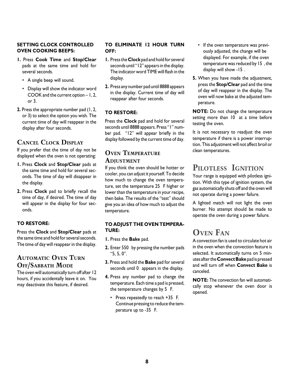 Jenn-Air T2 User Manual | Page 9 / 72