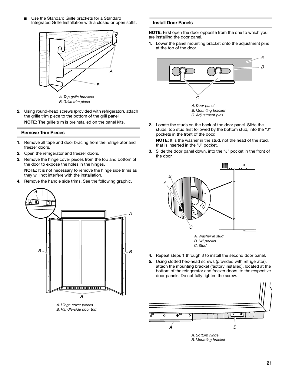 Jenn-Air W10379136A User Manual | Page 21 / 72