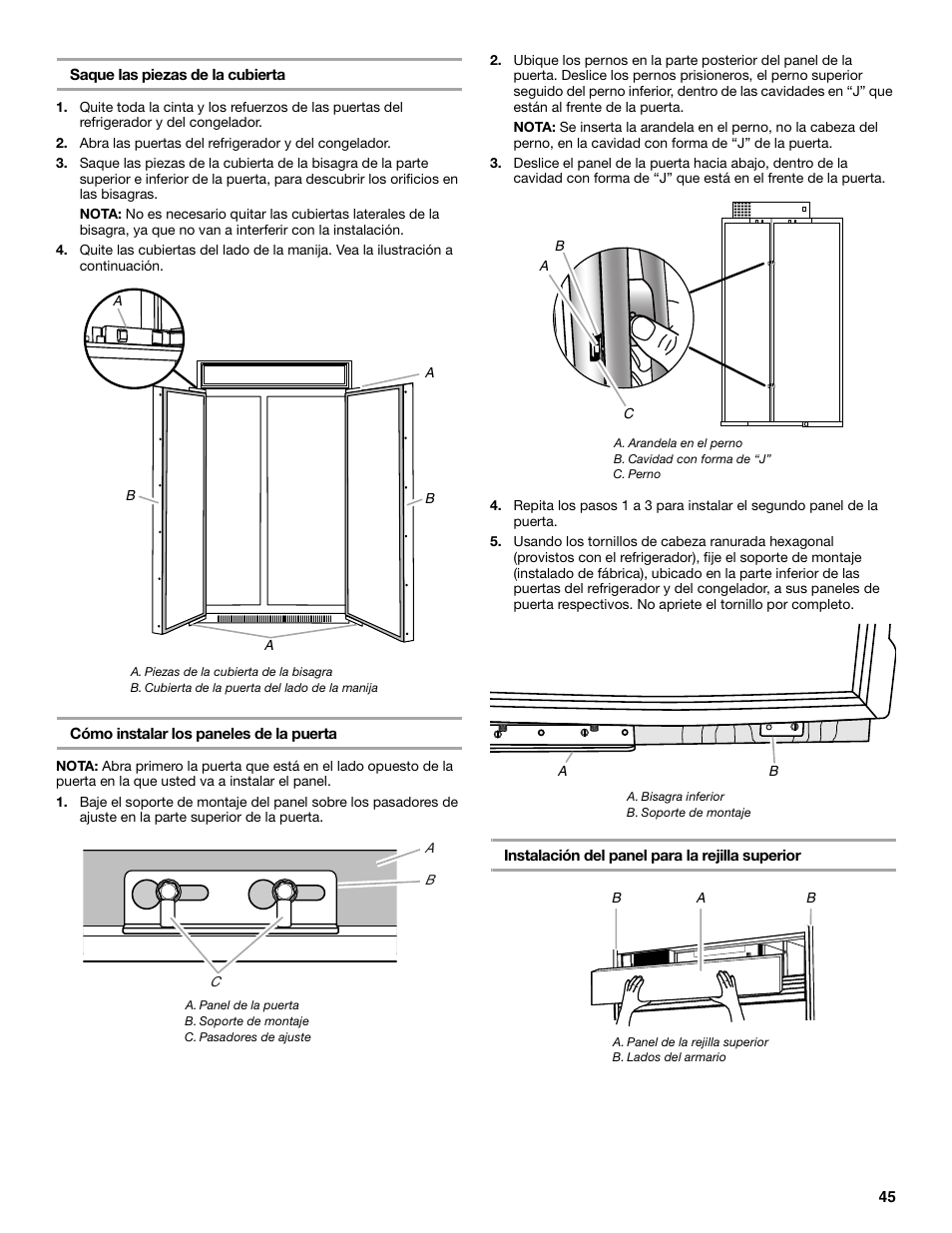 Jenn-Air W10379136A User Manual | Page 45 / 72