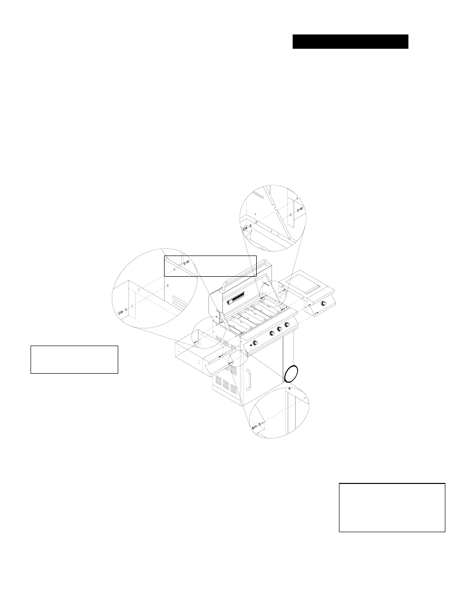 Side burner & side shelf assembly | Jenn-Air 720-0163 User Manual | Page 8 / 30