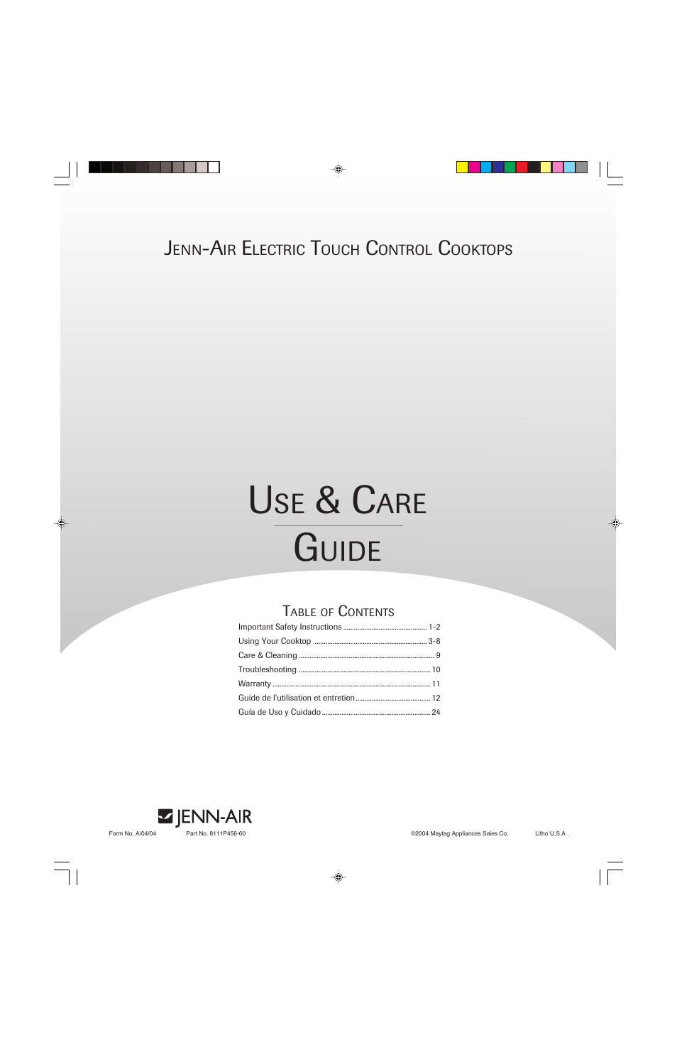 Jenn-Air JEC0530 User Manual | 36 pages