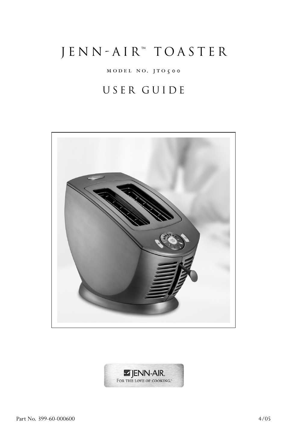 Jenn-Air JTO500 User Manual | 44 pages