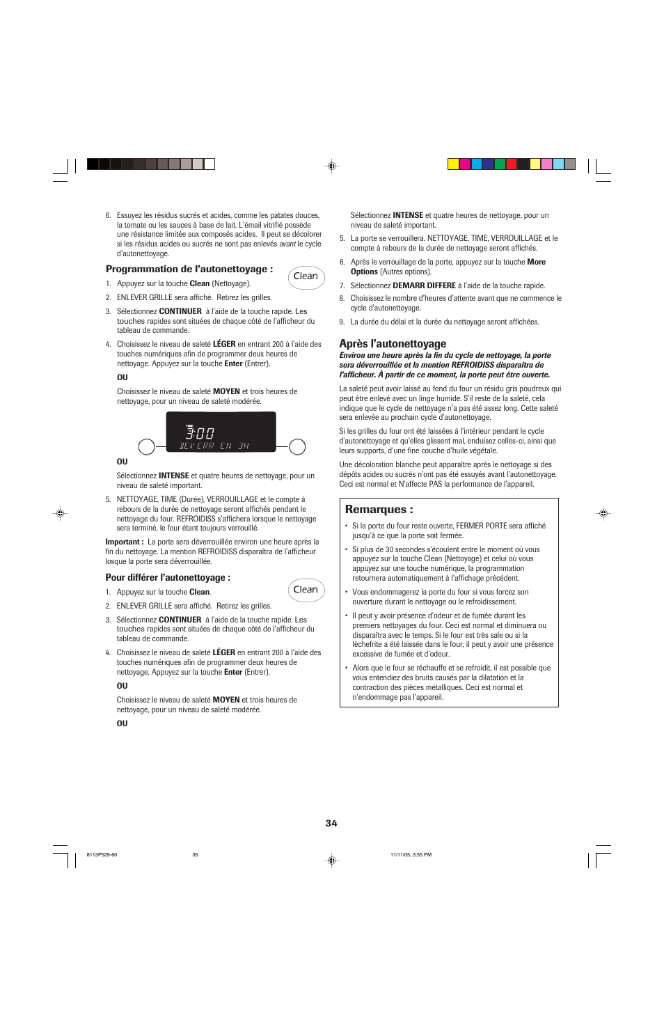 Après l’autonettoyage, Remarques | Jenn-Air GAS DOWNDRAFT SLIDE-IN RANGE User Manual | Page 35 / 88