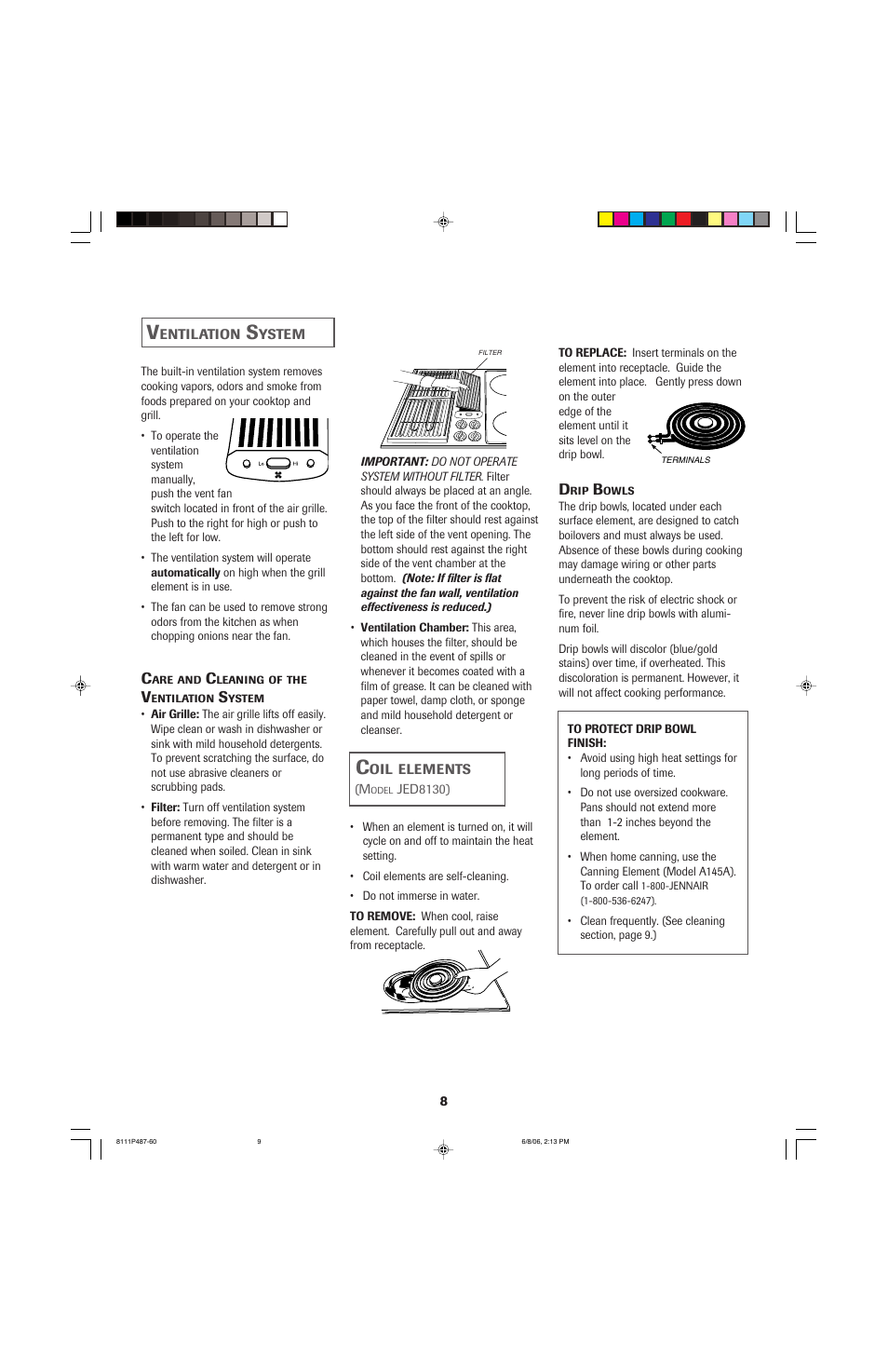 Jenn-Air JED8130 User Manual | Page 9 / 40