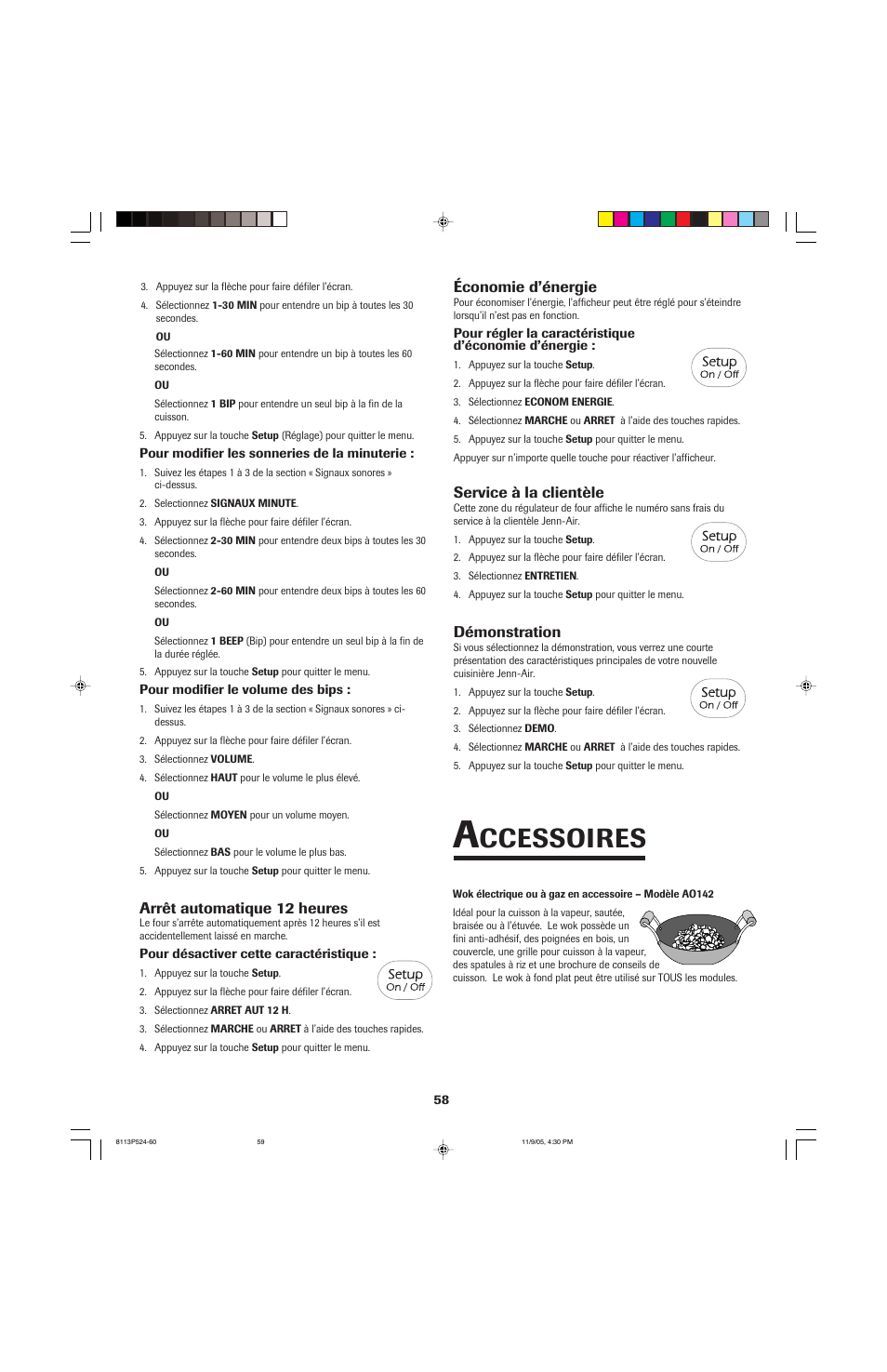 Ccessoires | Jenn-Air SLIDE-IN RANGE User Manual | Page 59 / 92