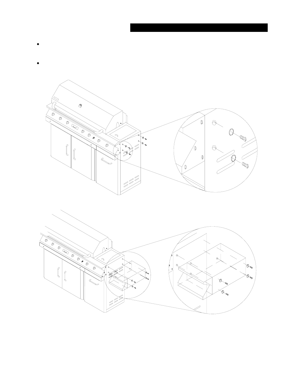 Side shelf assembly, Installation of side shelf | Jenn-Air 720-0063-LP User Manual | Page 8 / 28