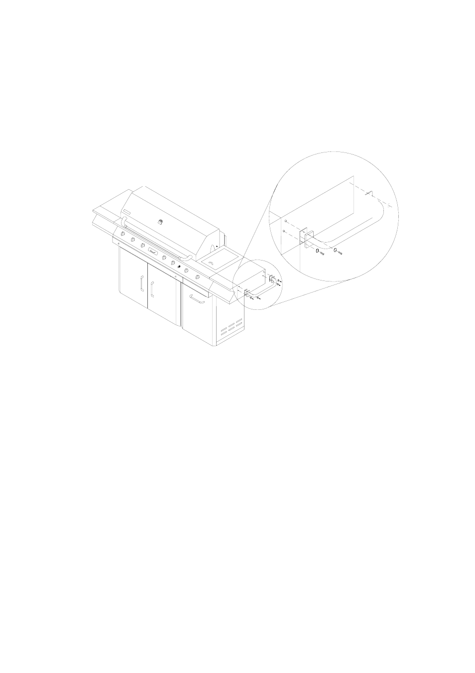 Side shelf handle & grease tray handle assembly | Jenn-Air 720-0063-LP User Manual | Page 9 / 28