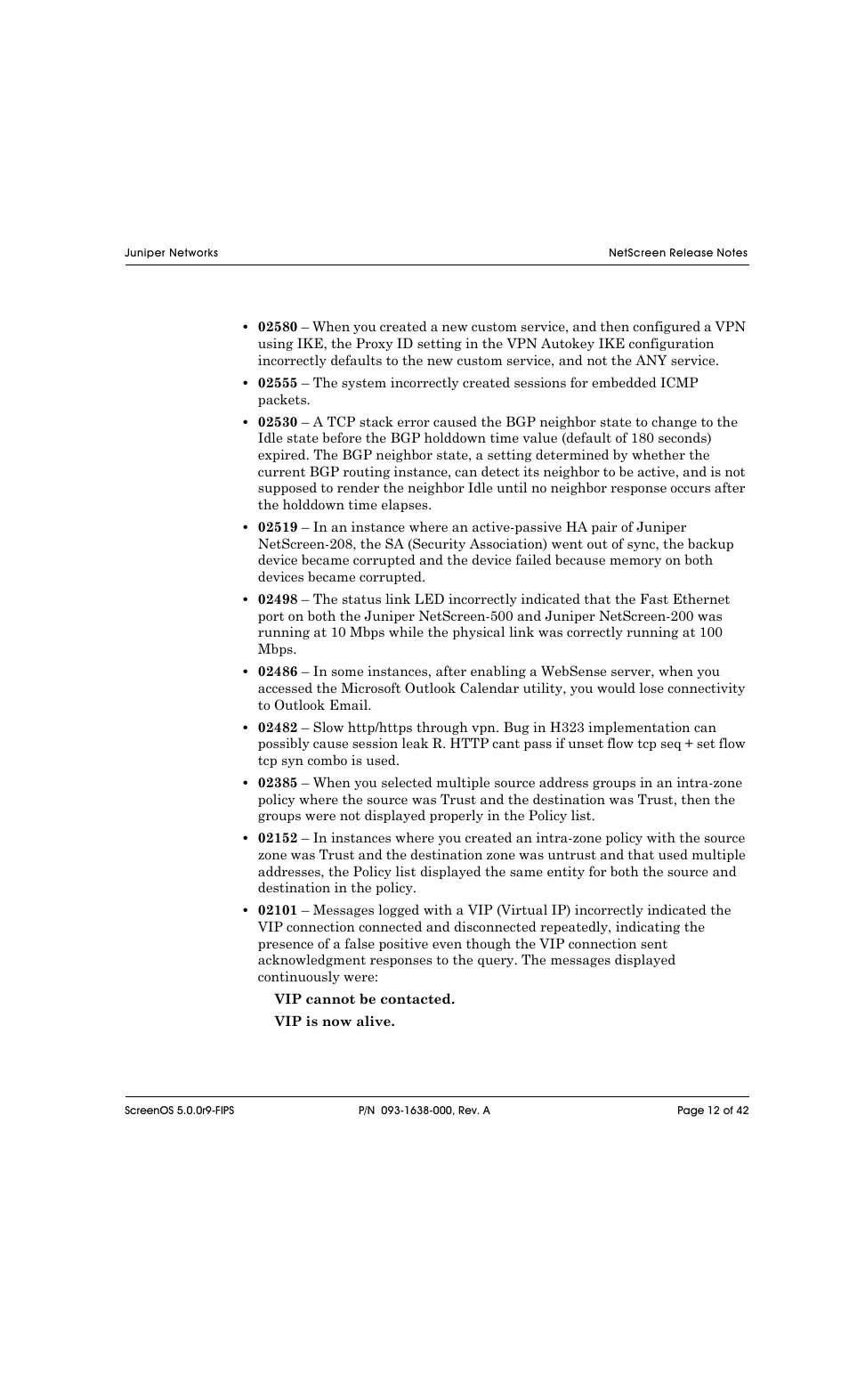 Juniper Networks NETSCREEN 208 User Manual | Page 12 / 42