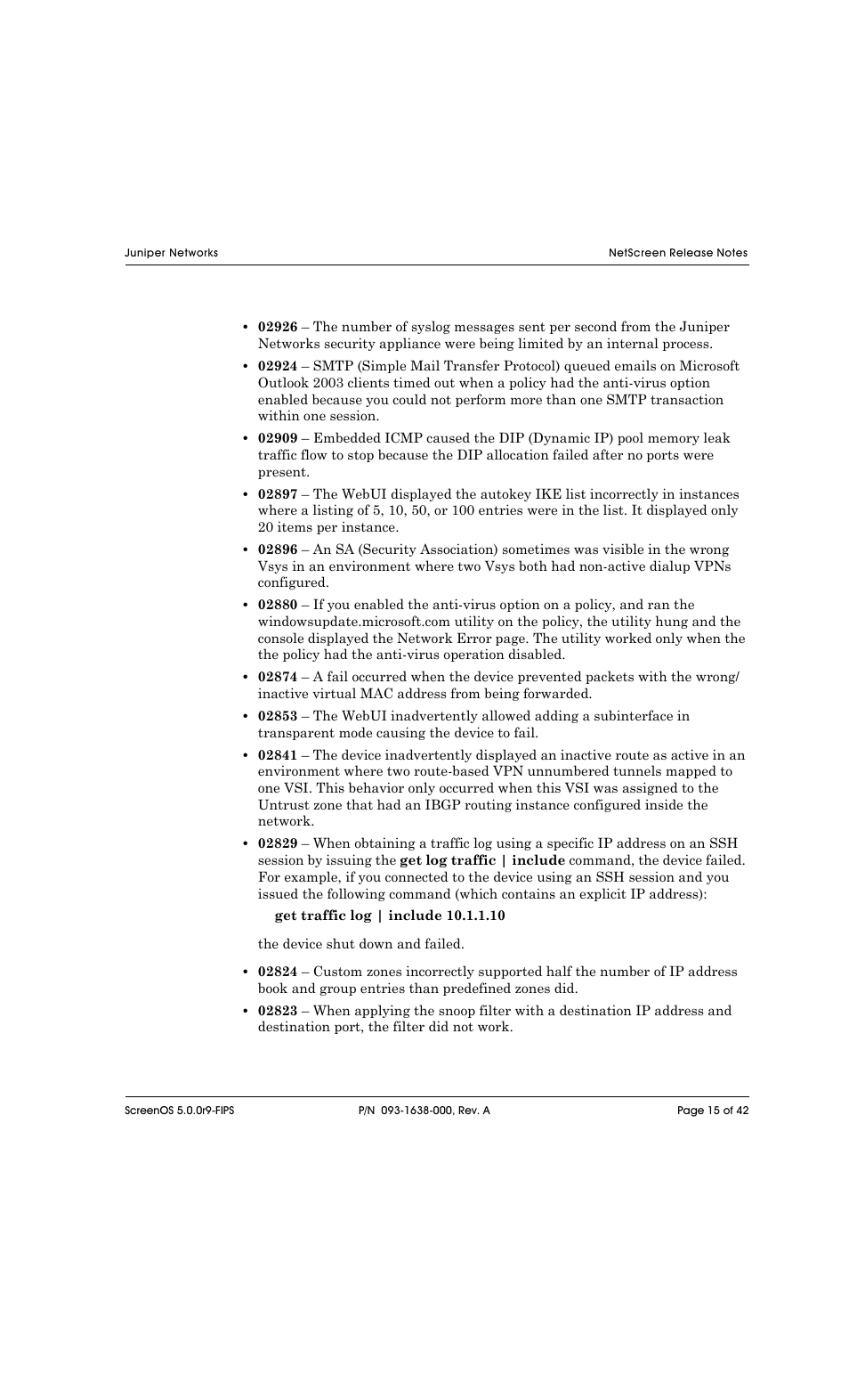 Juniper Networks NETSCREEN 208 User Manual | Page 15 / 42