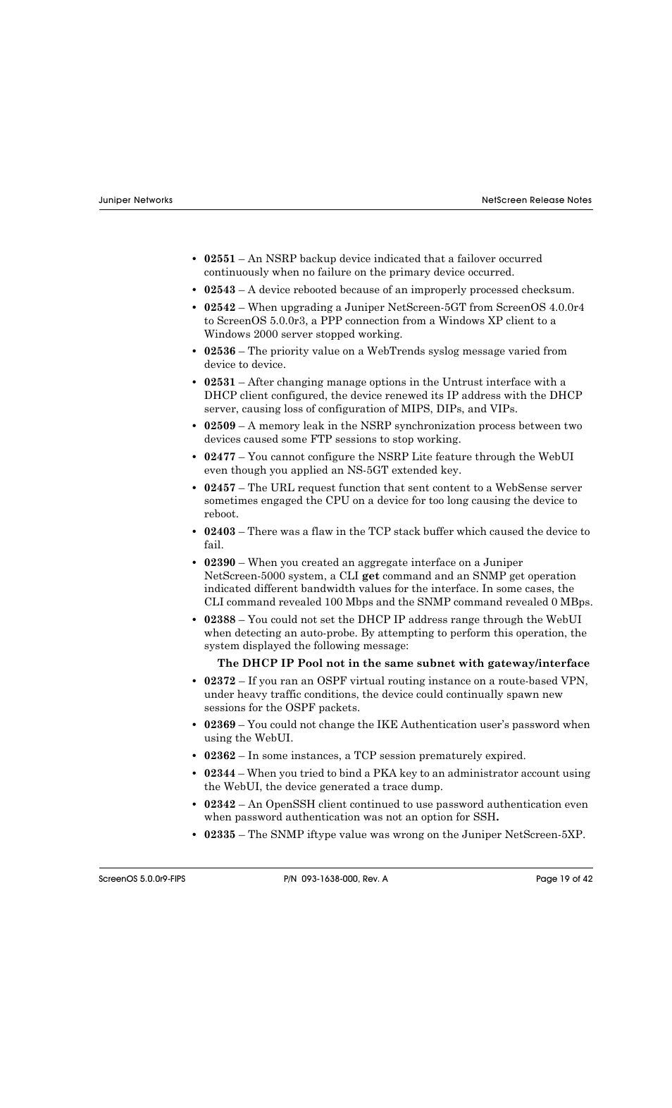 Juniper Networks NETSCREEN 208 User Manual | Page 19 / 42