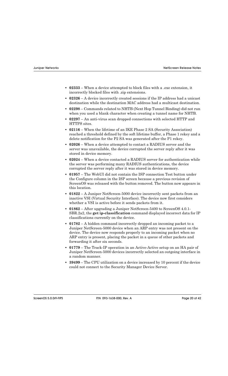 Juniper Networks NETSCREEN 208 User Manual | Page 20 / 42