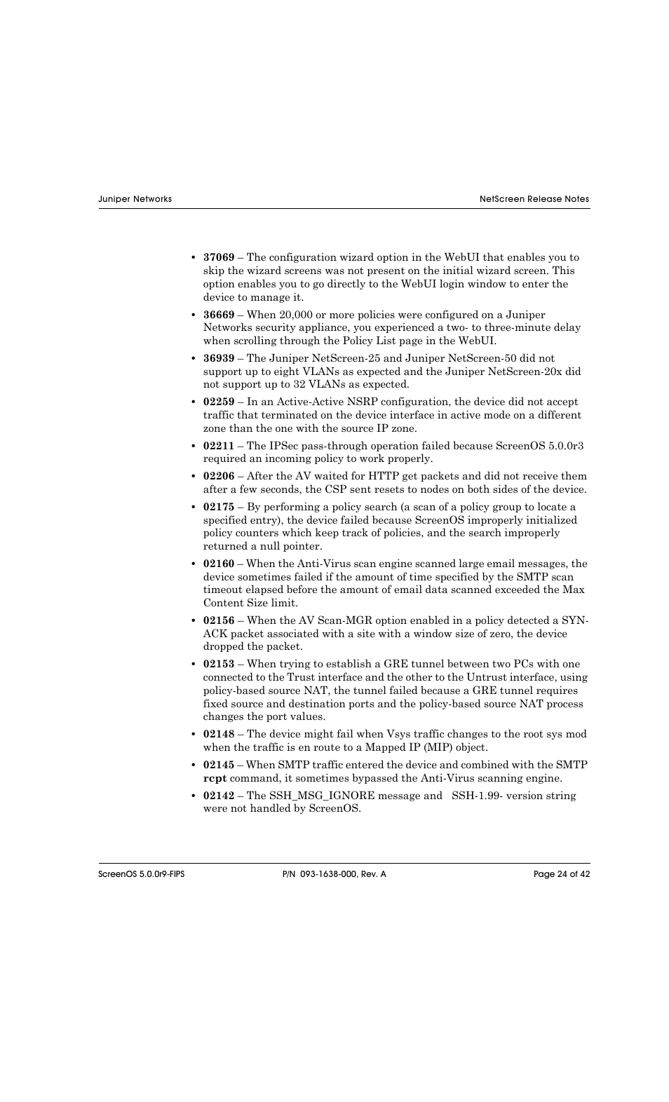 Juniper Networks NETSCREEN 208 User Manual | Page 24 / 42
